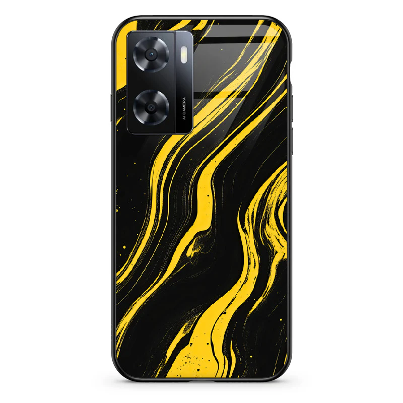 Glass Phone Case Golden Magma - Image 73