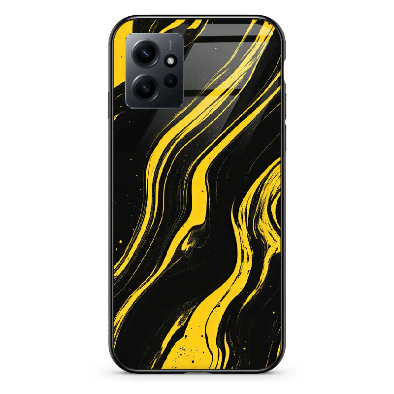 Glass Phone Case Golden Magma - Image 75