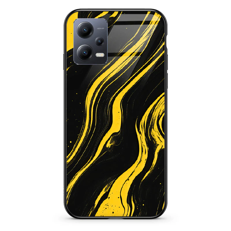 Glass Phone Case Golden Magma - Image 76