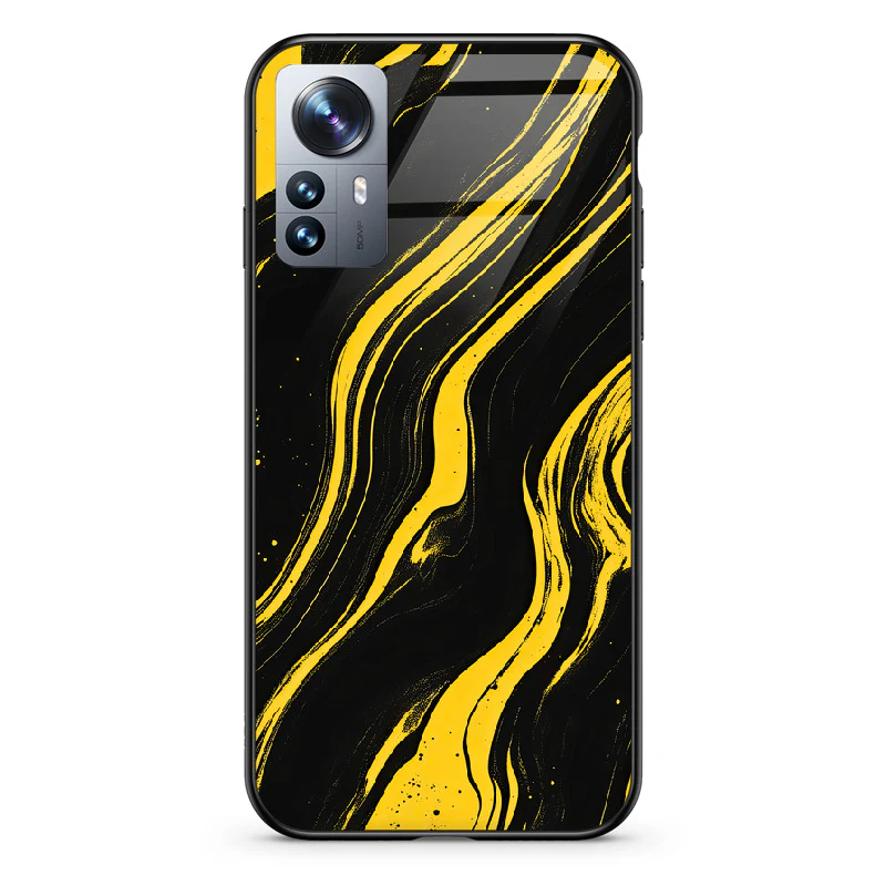 Glass Phone Case Golden Magma - Image 77
