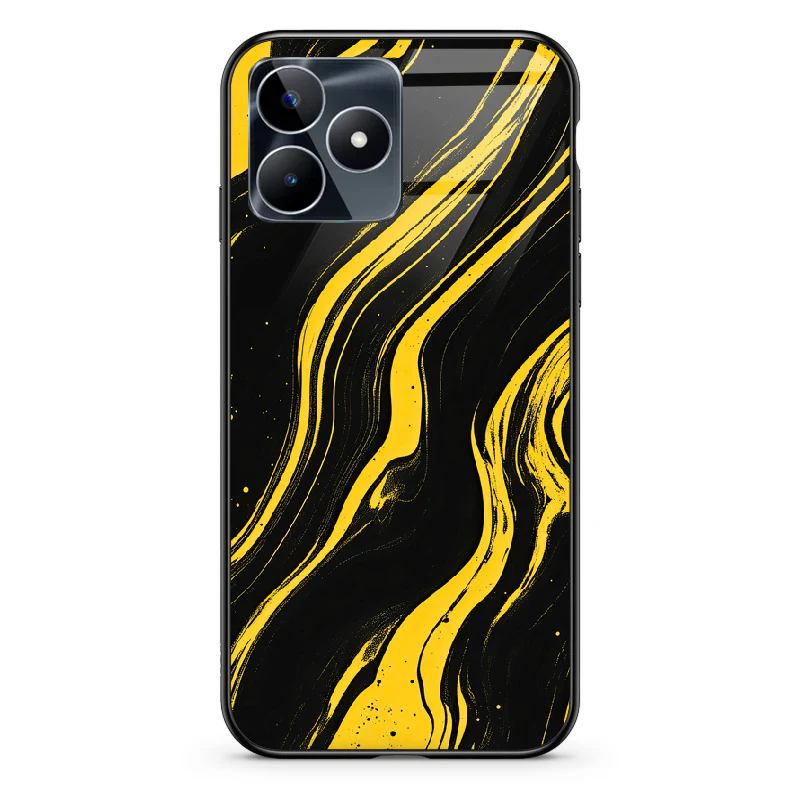 Glass Phone Case Golden Magma - Image 78