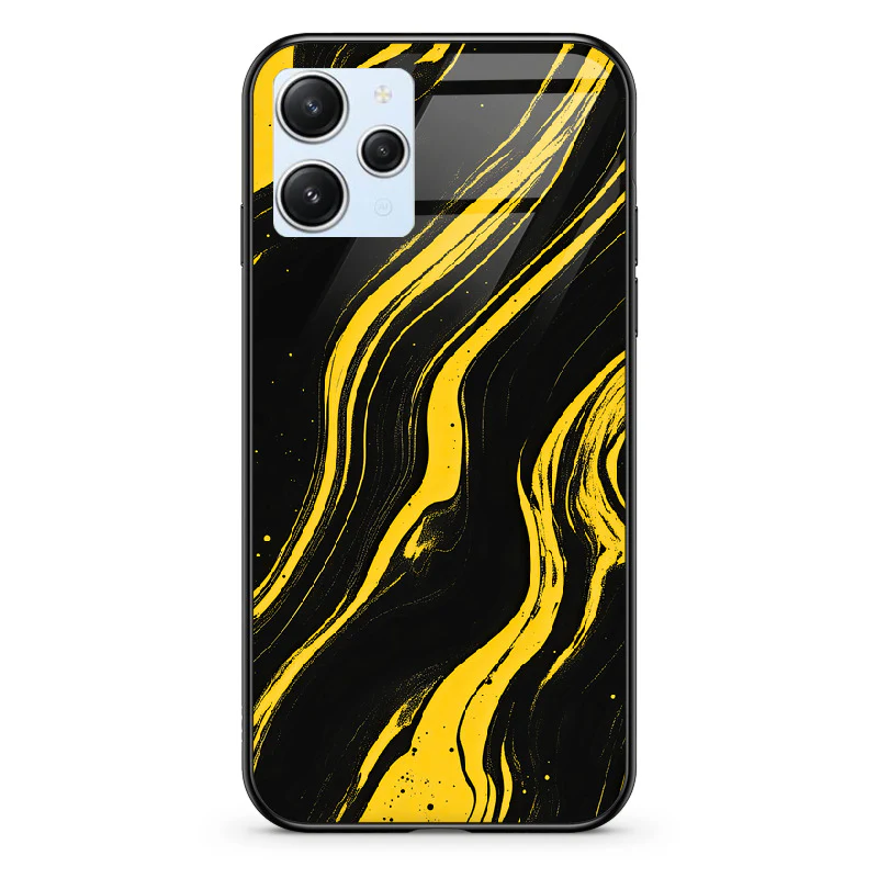 Glass Phone Case Golden Magma - Image 79