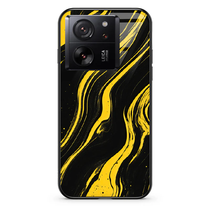 Glass Phone Case Golden Magma - Image 84