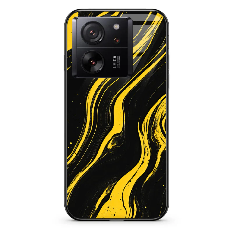 Glass Phone Case Golden Magma - Image 85