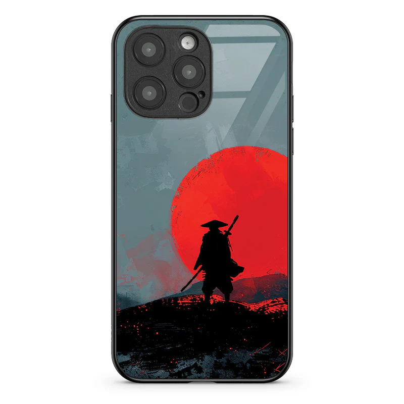 Glass Phone Case Grey Samurai - Image 56