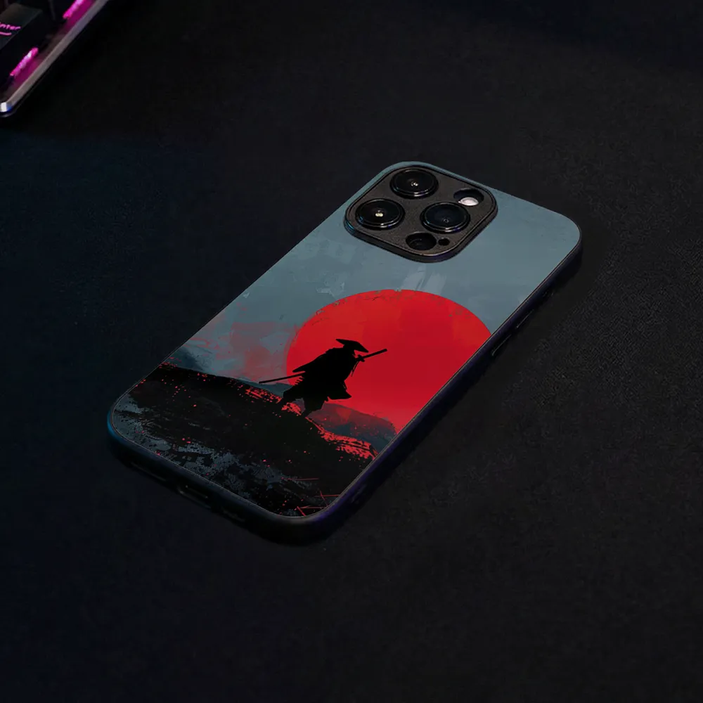 Glass Phone Case Grey Samurai - Image 7