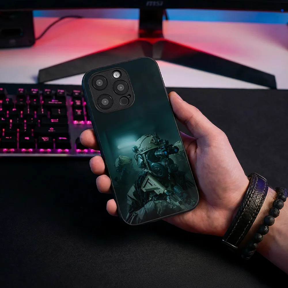 Glass Phone Case GROM Military Unit Of Special Forces - Image 3