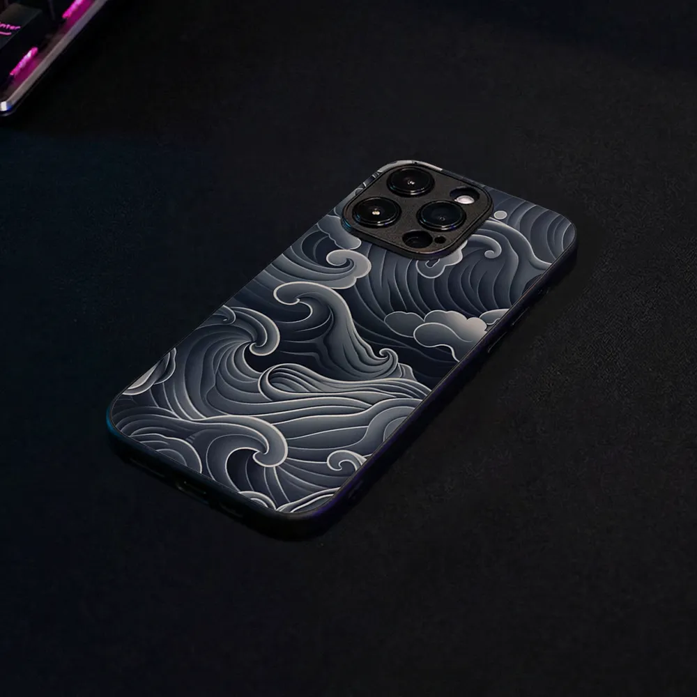 Glass Phone Case Huge Waves - Image 7