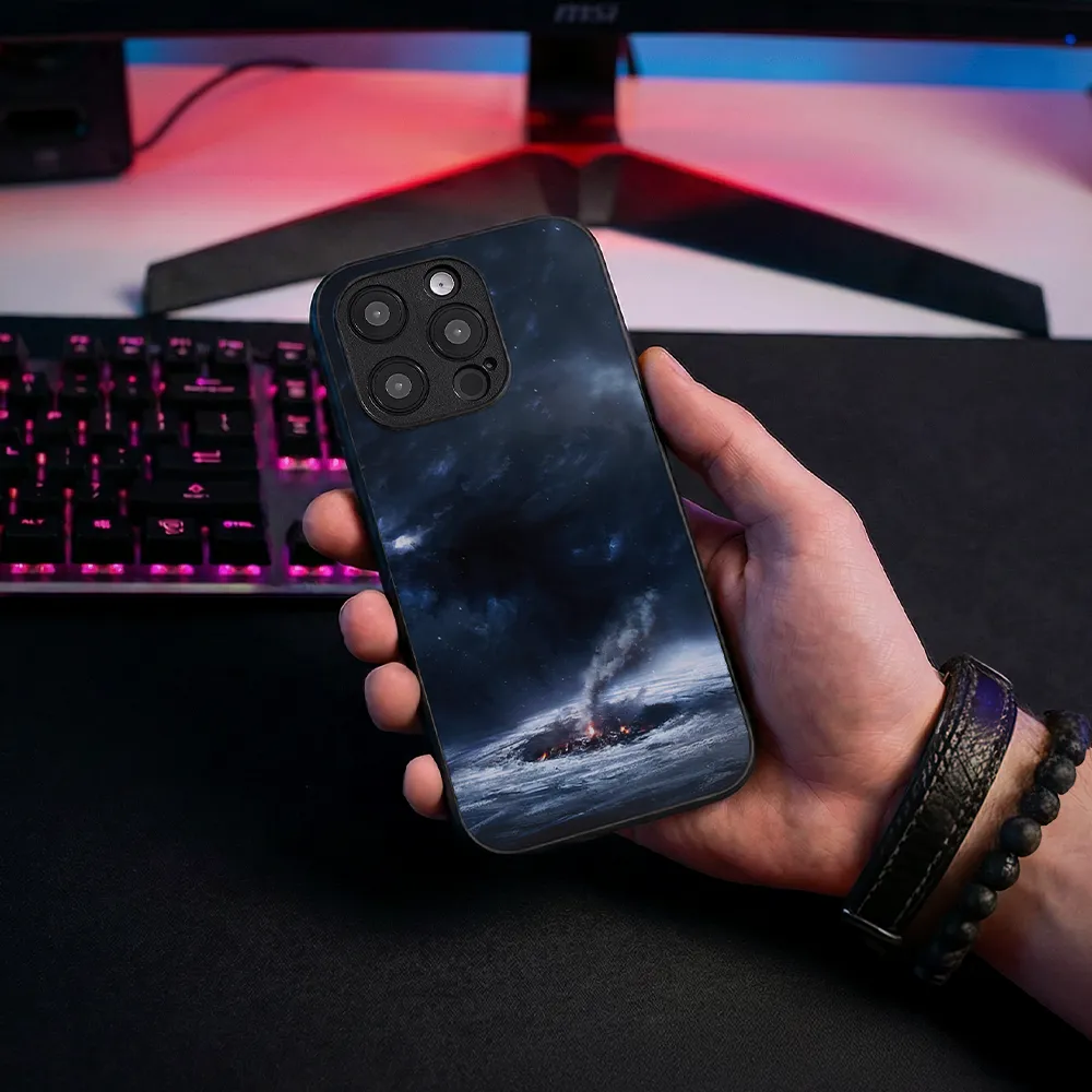 Glass Phone Case Incoming Snow Storm - Image 3