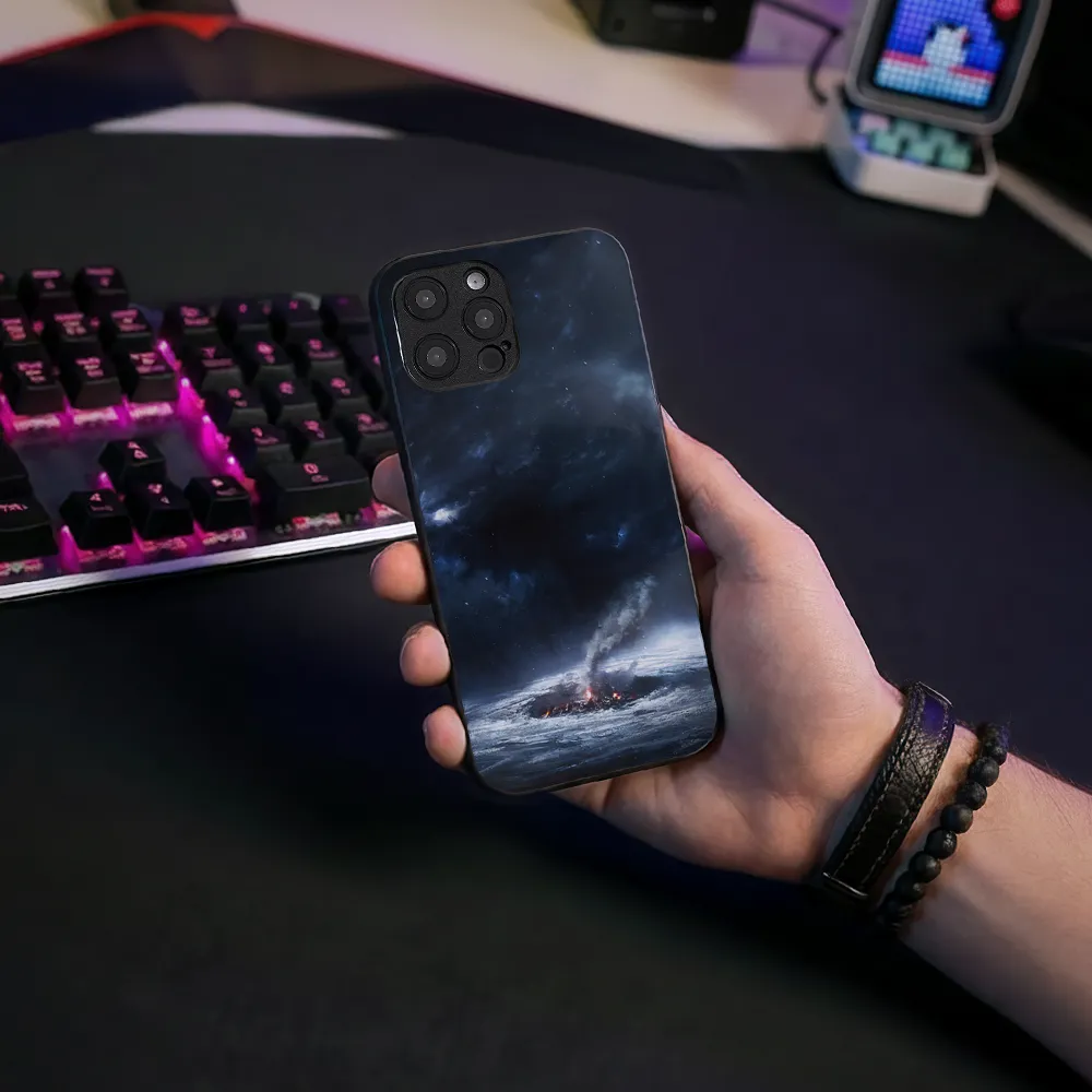 Glass Phone Case Incoming Snow Storm - Image 6