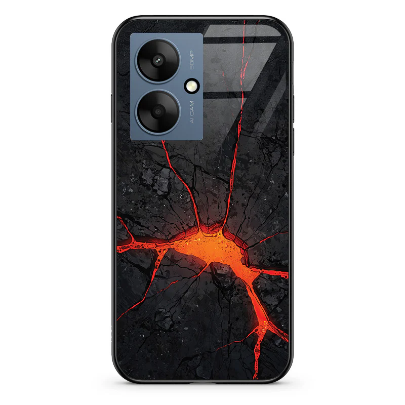 Glass Phone Case Lava Cracks - Image 104
