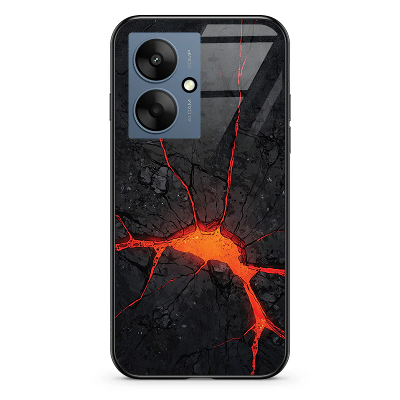 Glass Phone Case Lava Cracks - Image 105