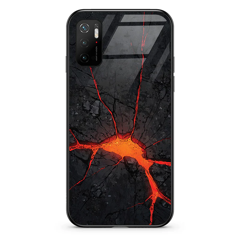Glass Phone Case Lava Cracks - Image 111