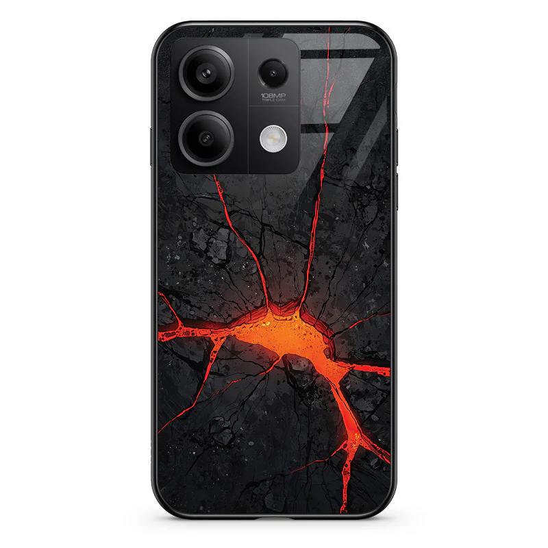 Glass Phone Case Lava Cracks - Image 116