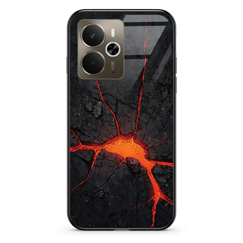 Glass Phone Case Lava Cracks - Image 130