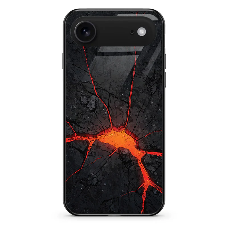 Glass Phone Case Lava Cracks - Image 132