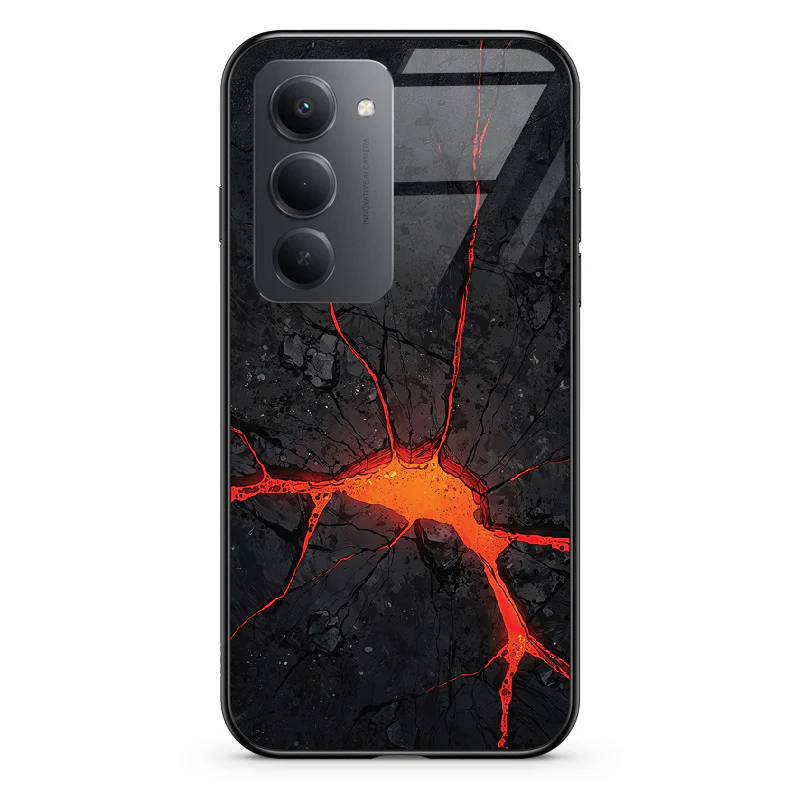 Glass Phone Case Lava Cracks - Image 137