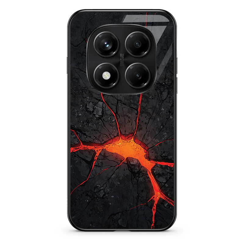 Glass Phone Case Lava Cracks - Image 140