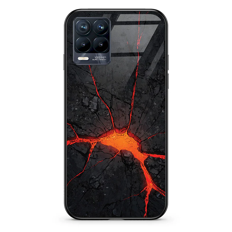 Glass Phone Case Lava Cracks - Image 28