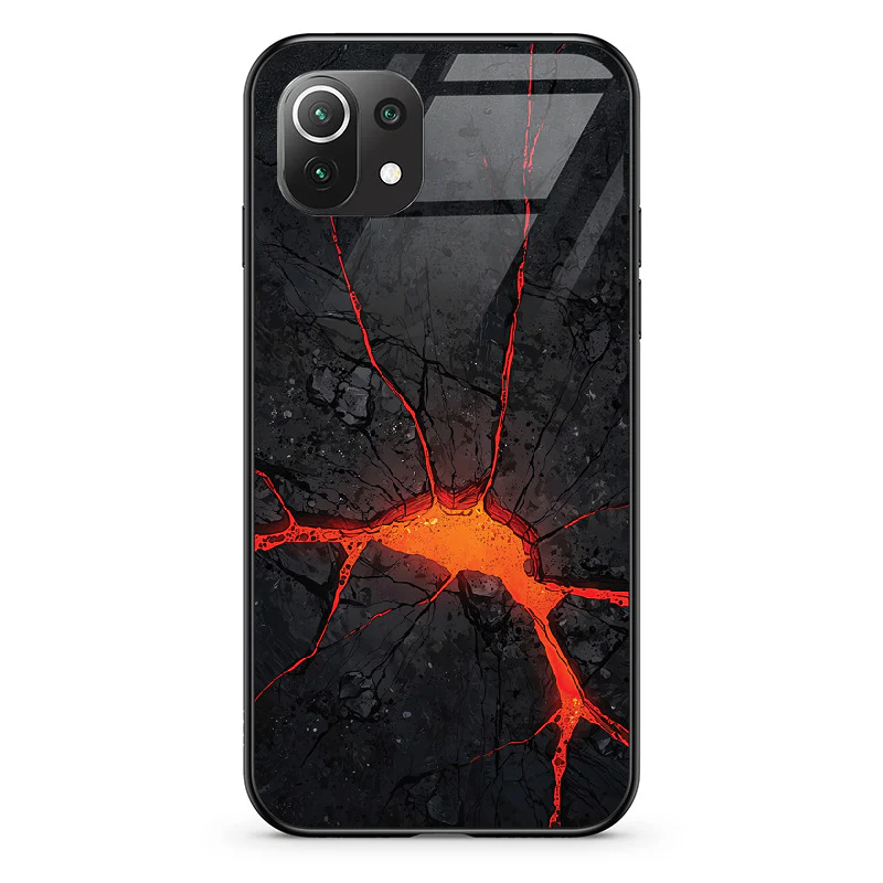 Glass Phone Case Lava Cracks - Image 40