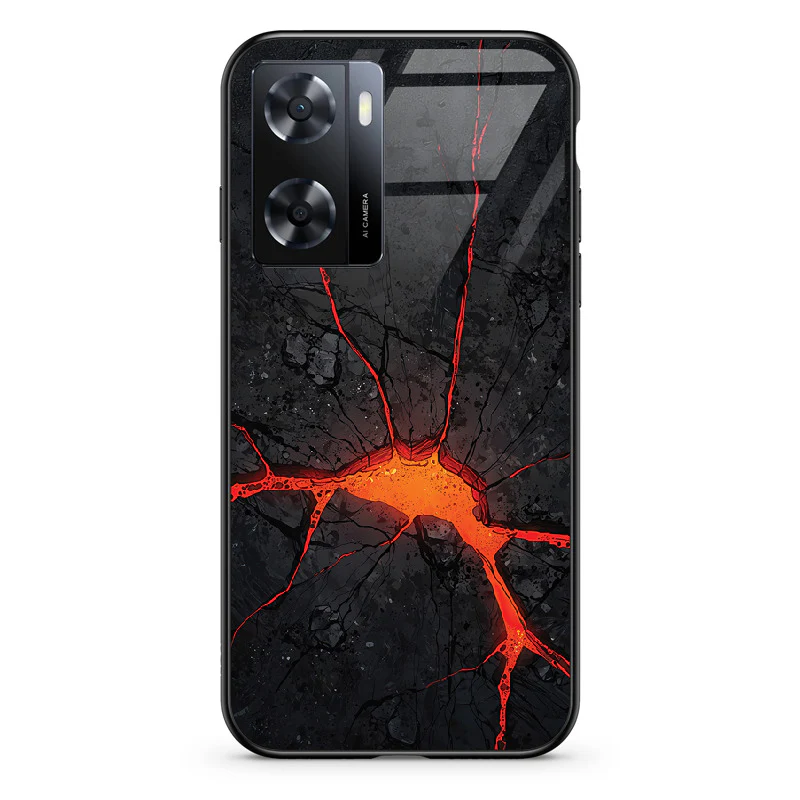 Glass Phone Case Lava Cracks - Image 69