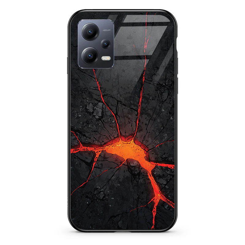 Glass Phone Case Lava Cracks - Image 76