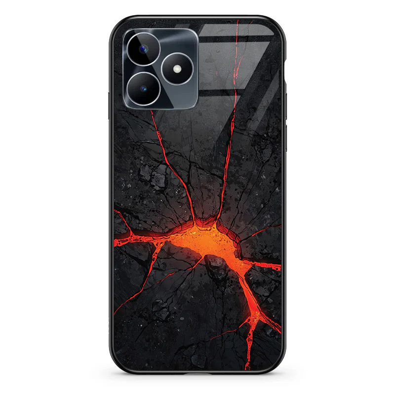 Glass Phone Case Lava Cracks - Image 78
