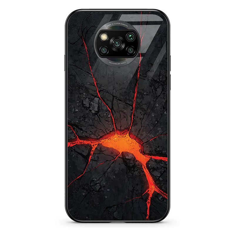 Glass Phone Case Lava Cracks - Image 89