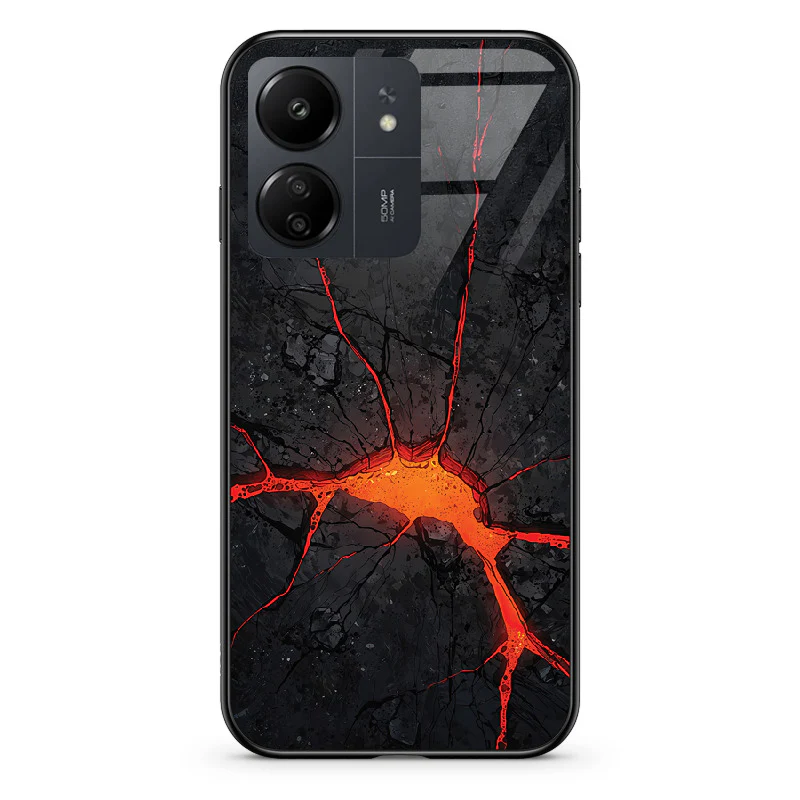 Glass Phone Case Lava Cracks - Image 90