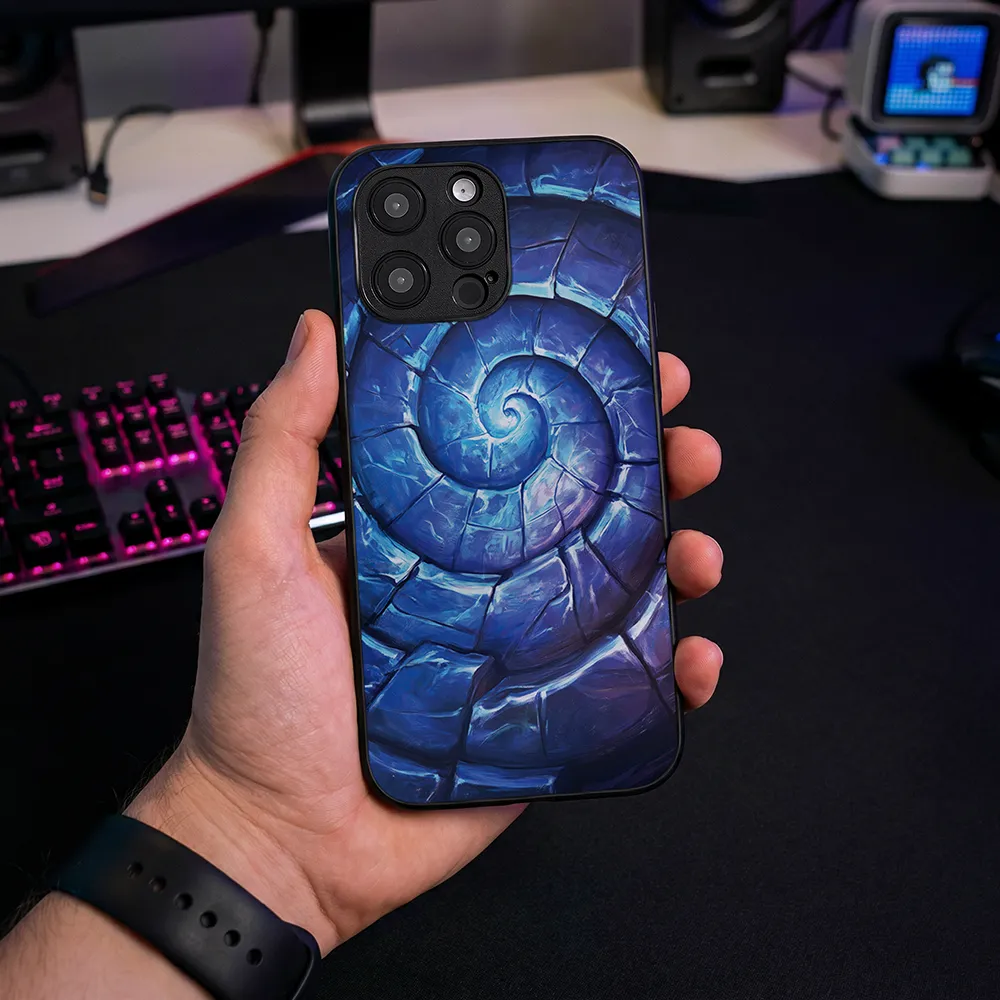 Glass Phone Case Magic Spiral - Image 2