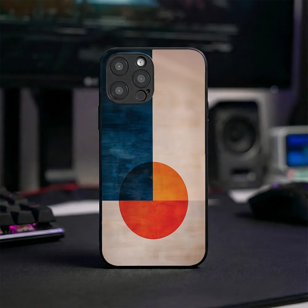 Glass Phone Case Minimalist Aesthetic
