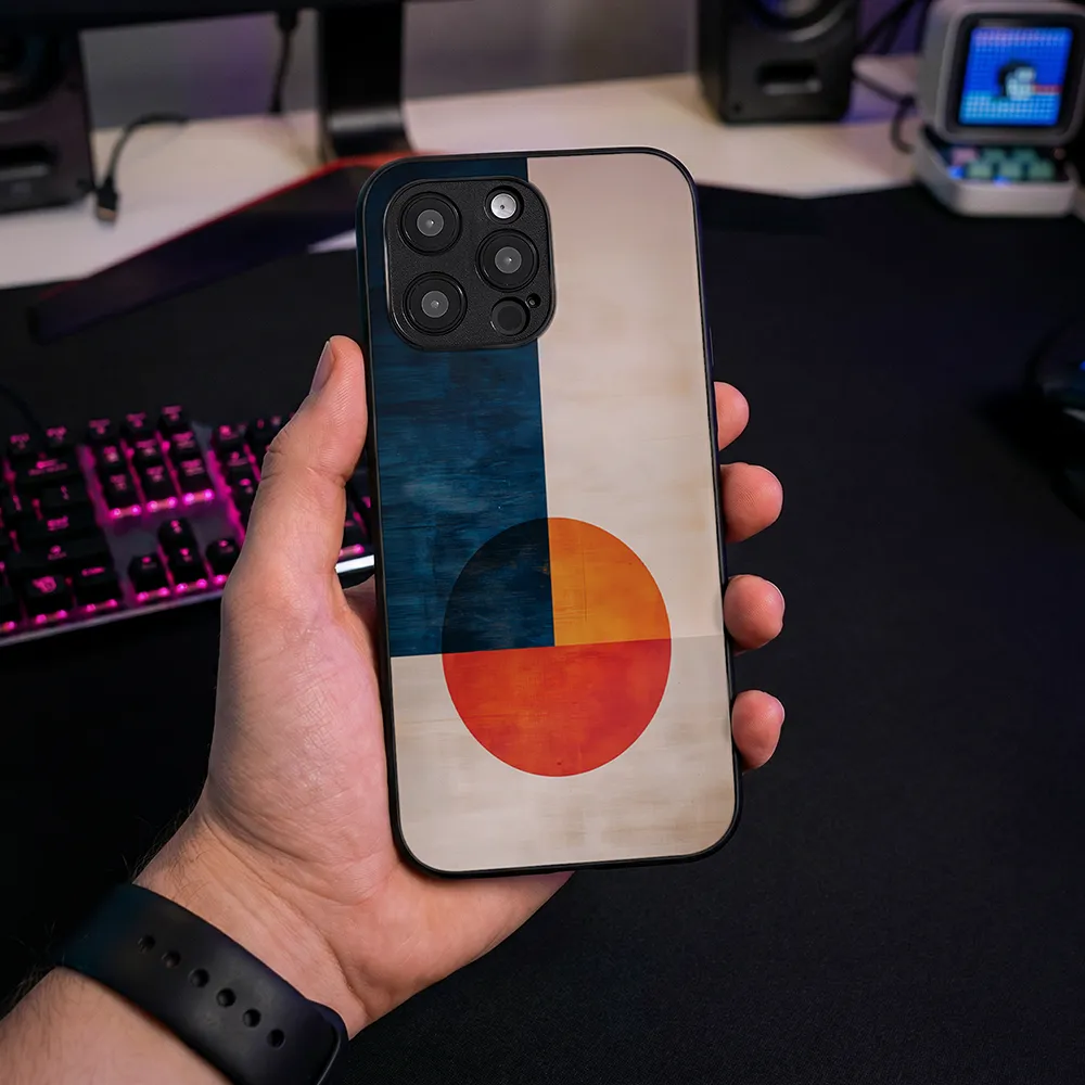 Glass Phone Case Minimalist Aesthetic - Image 2