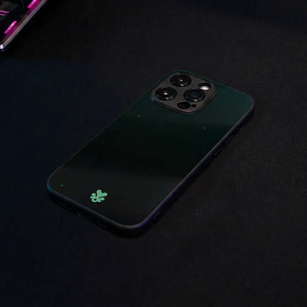 Glass Phone Case Minimalistic Shop Emblem - Image 7