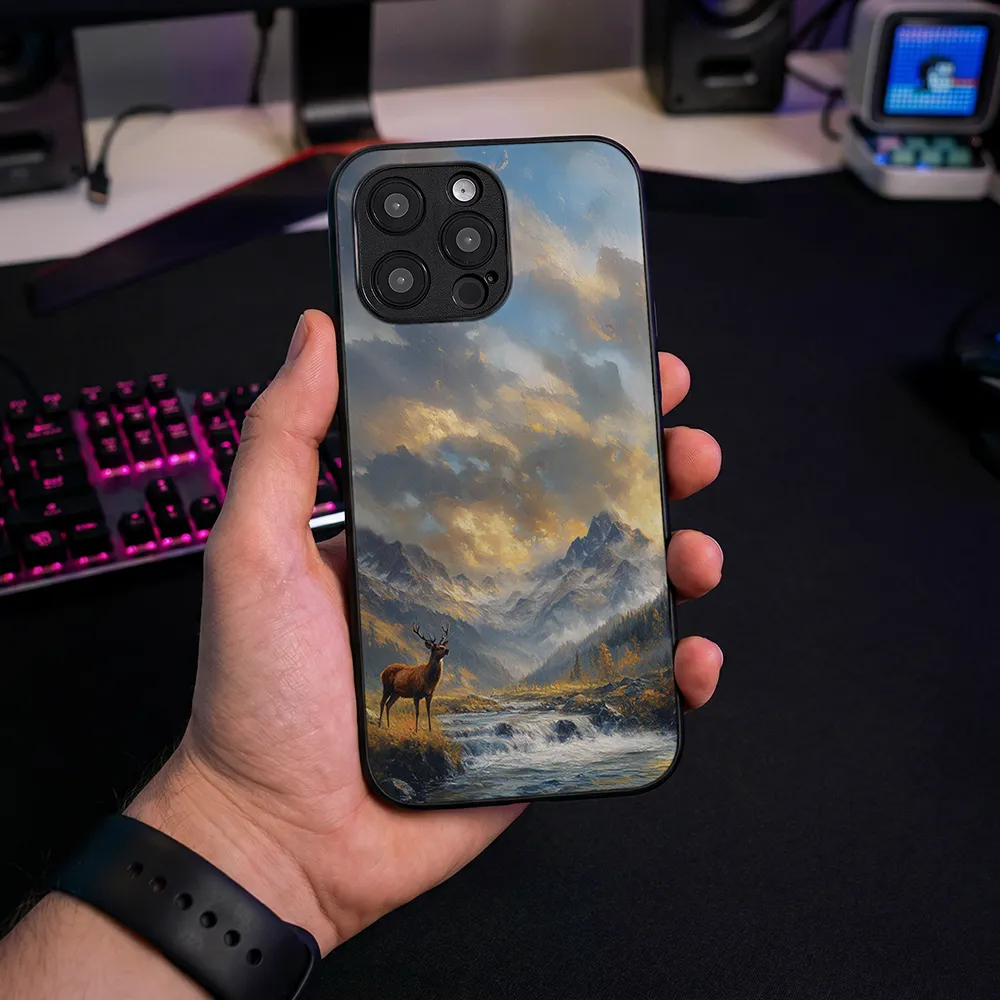 Glass Phone Case Montana Landscape - Image 2