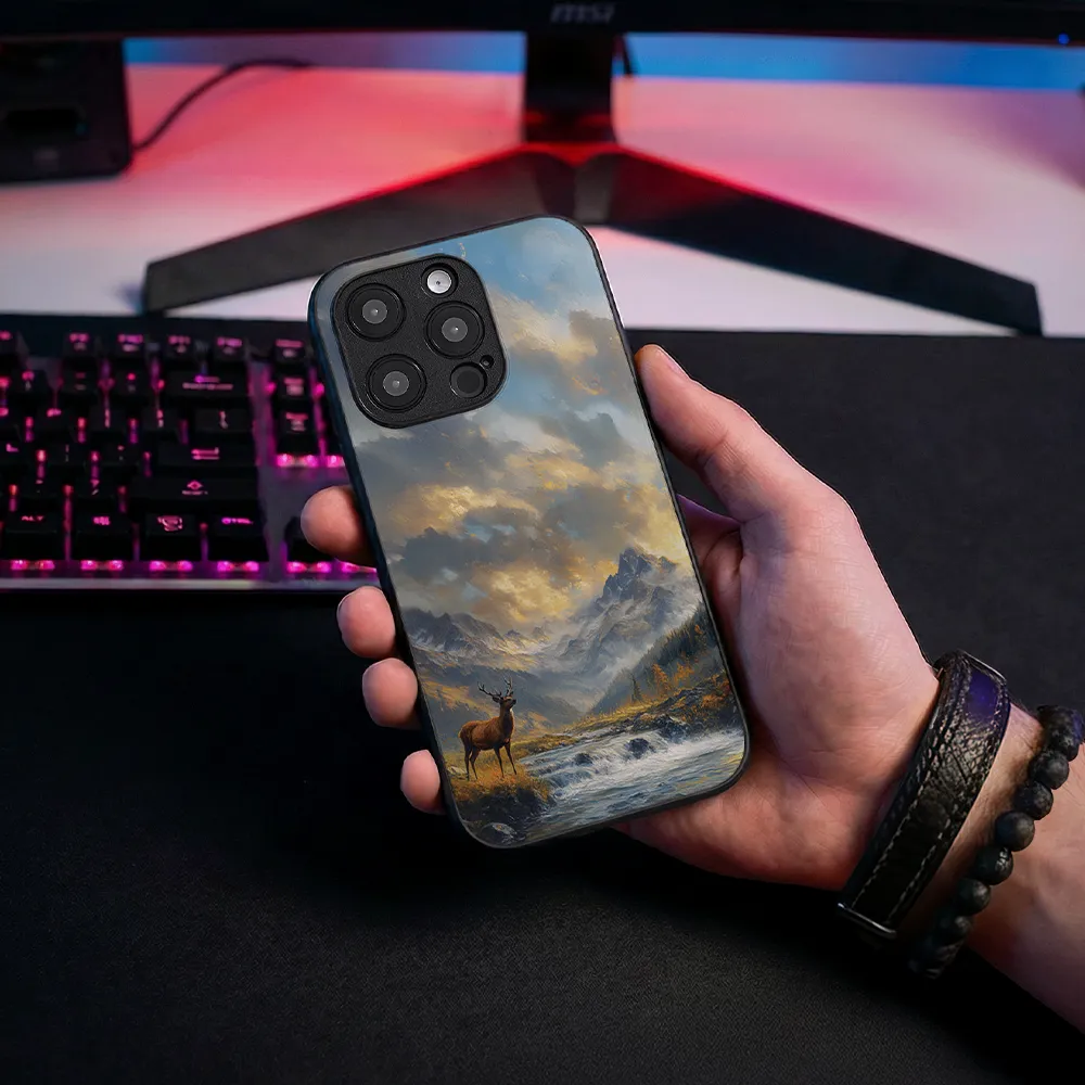 Glass Phone Case Montana Landscape - Image 3