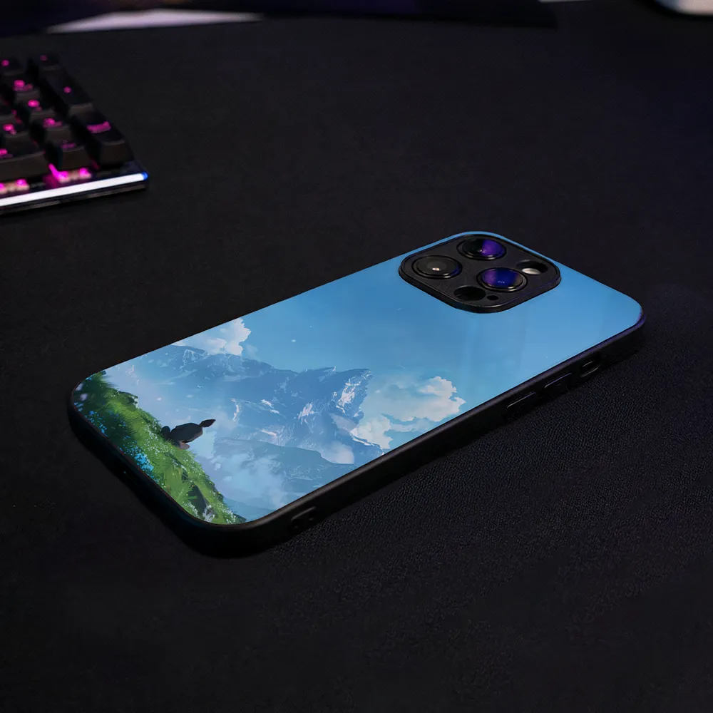 Glass Phone Case Mountain Meditation - Image 10