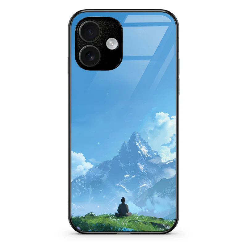 Glass Phone Case Mountain Meditation - Image 106