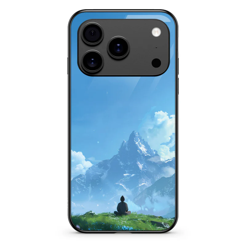Glass Phone Case Mountain Meditation - Image 133