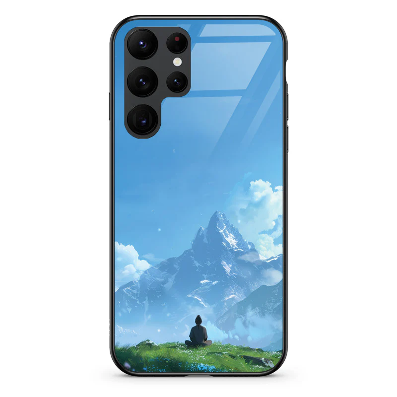 Glass Phone Case Mountain Meditation - Image 146