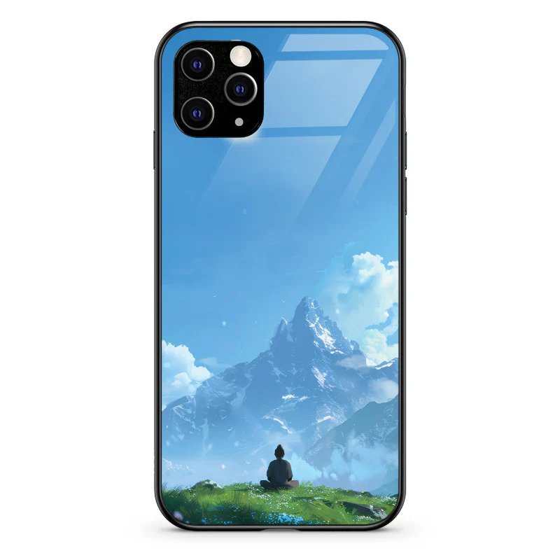 Glass Phone Case Mountain Meditation - Image 22