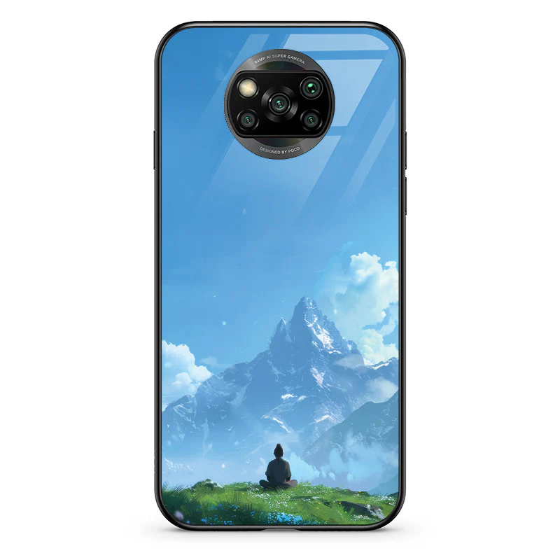 Glass Phone Case Mountain Meditation - Image 30