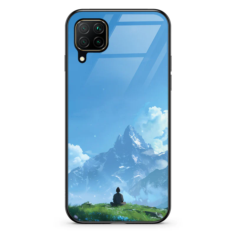 Glass Phone Case Mountain Meditation - Image 33