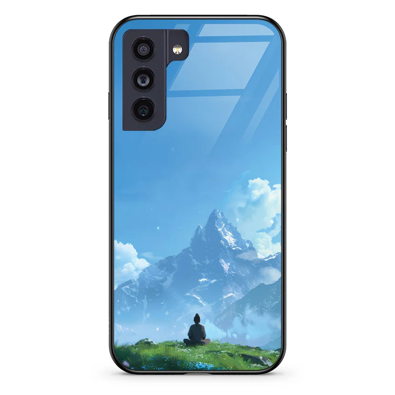 Glass Phone Case Mountain Meditation - Image 37