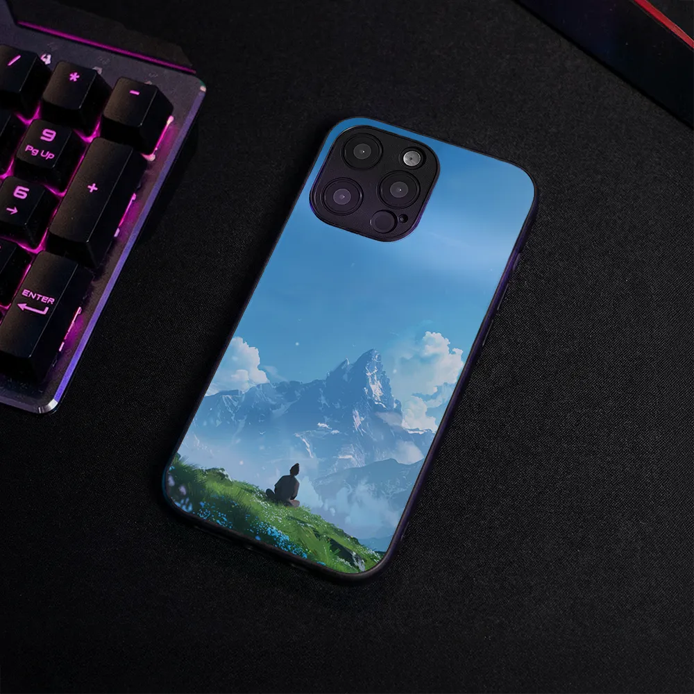 Glass Phone Case Mountain Meditation - Image 4