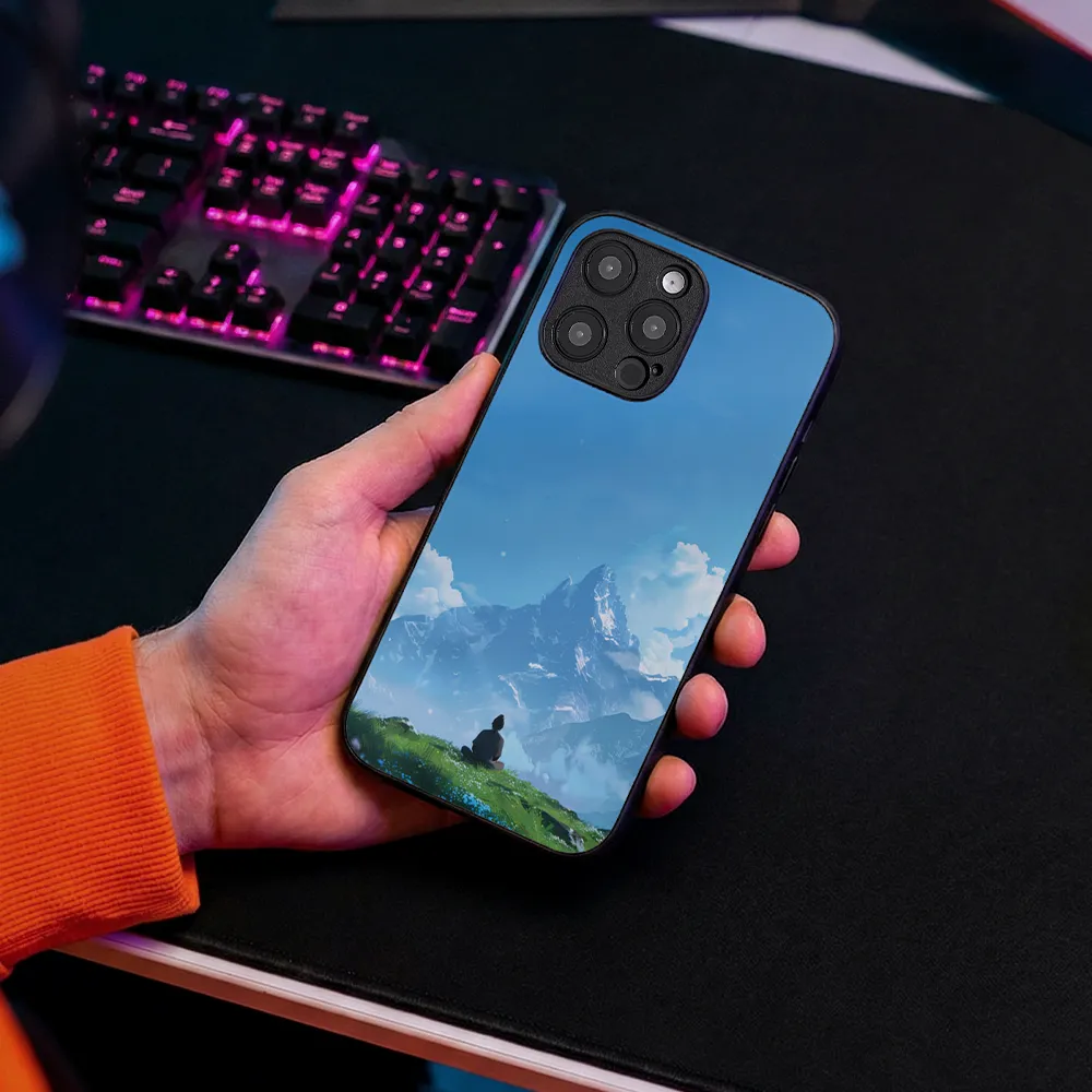 Glass Phone Case Mountain Meditation - Image 5