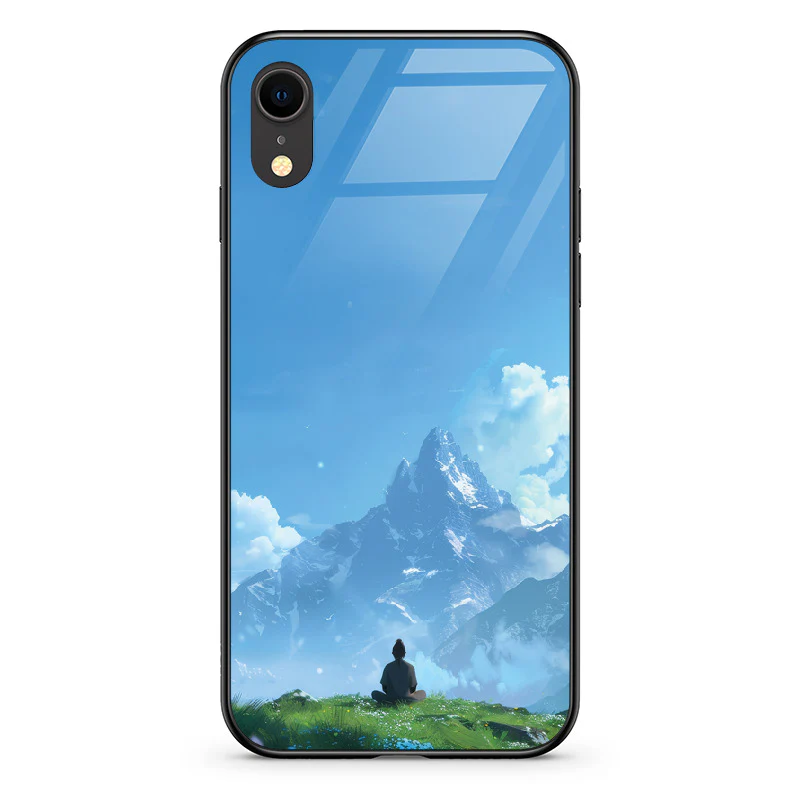 Glass Phone Case Mountain Meditation - Image 53