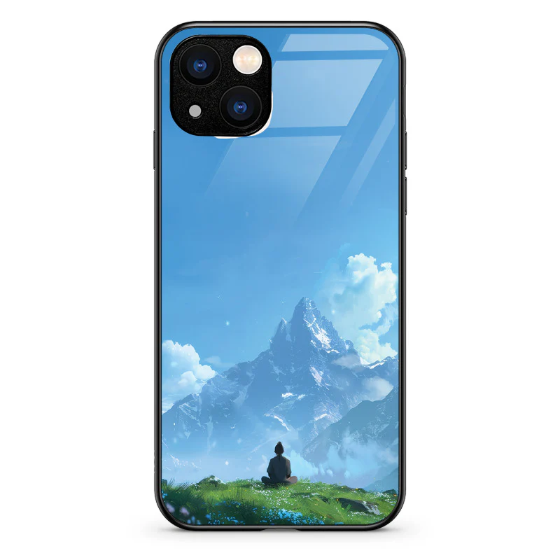 Glass Phone Case Mountain Meditation - Image 55