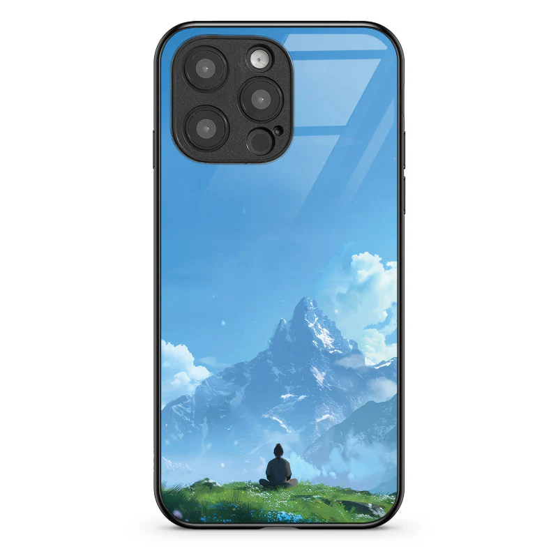 Glass Phone Case Mountain Meditation - Image 56