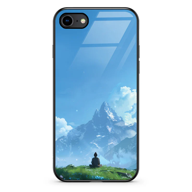 Glass Phone Case Mountain Meditation - Image 62
