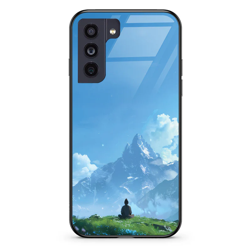 Glass Phone Case Mountain Meditation - Image 66